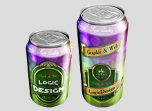 beverage cans mock up