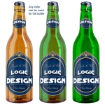 bottle beer mock up colors