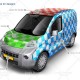 minivan car mock up designs