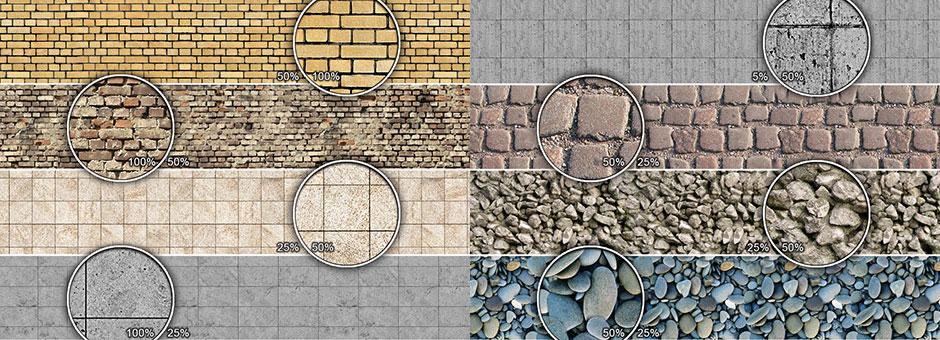 patterns bricks and stones