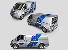 Van Car Mock Up - Logic Design Studio