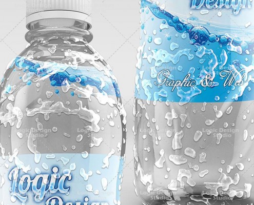 fancy beverage bottle details