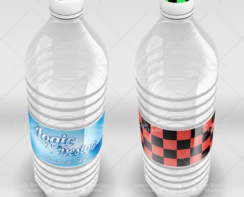 Beverage Big Bottle view top