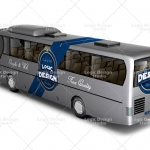 bus mock up back design