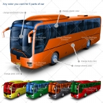 bus mock up colors