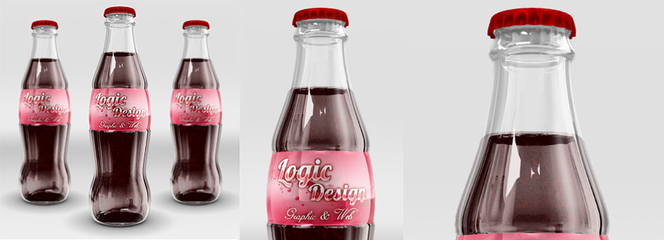 Cola Bottle Mock-Up