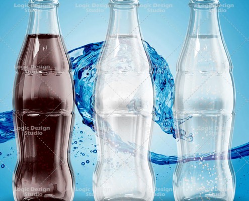 Cola Bottle transparency