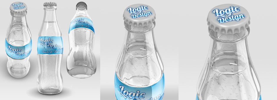 Cola Bottle Mock-Up