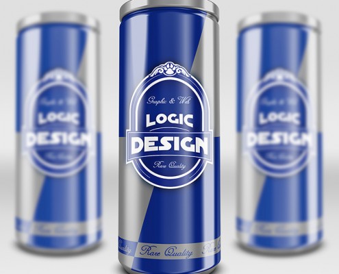 energy drink mock up