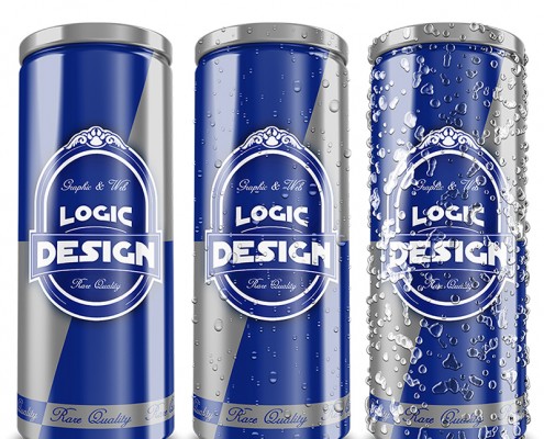 energy drink mock up