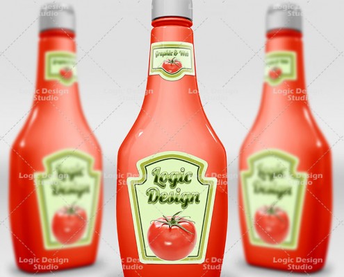 ketchup mock-up