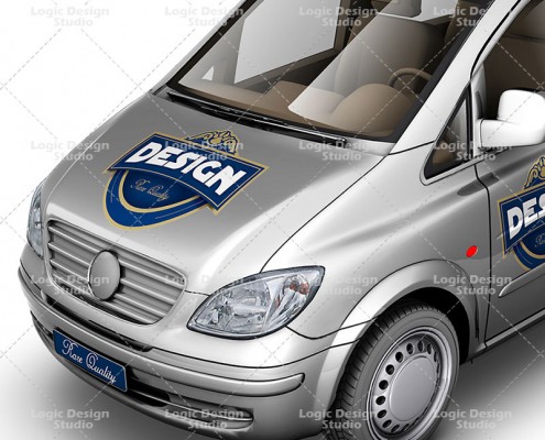 light van car front details