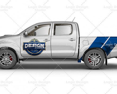 pickup double cab design lateral