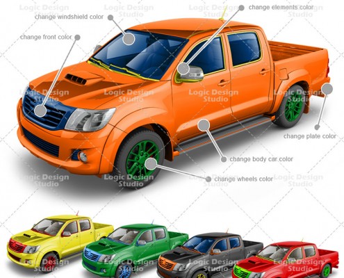 pickup double cab colors