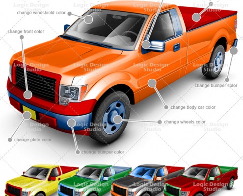 Pickup Truck colors