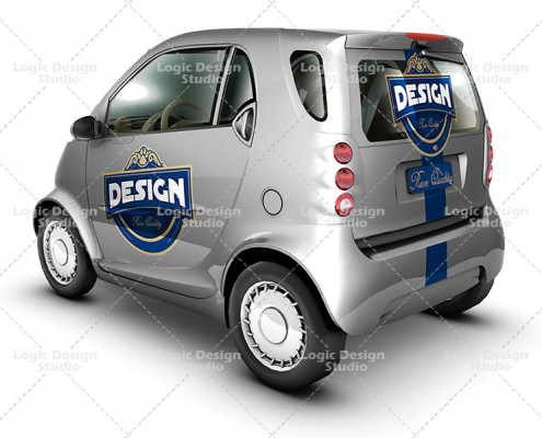 Smart Car back view