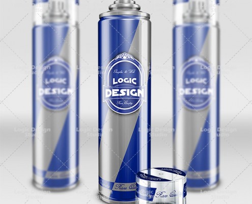 spray cans mock up