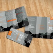 tri-fold brochure mock-up