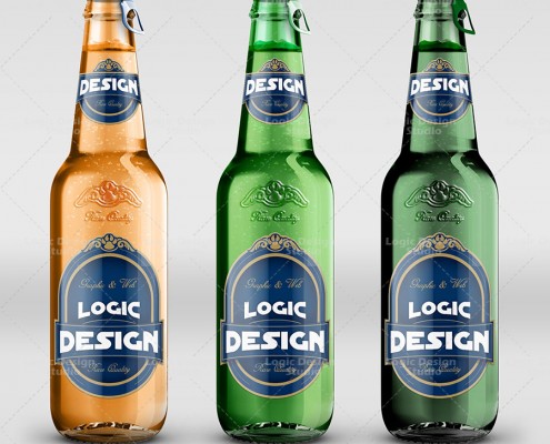 Beer Mock-Up bottle colors