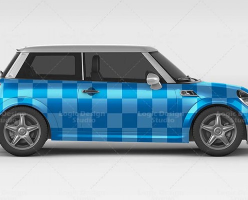 Mini Car Mock-Up view
