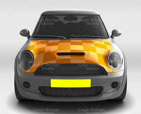 Mini Car Mock-Up view
