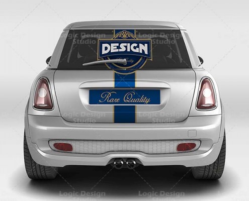 Mini Car Mock-Up view