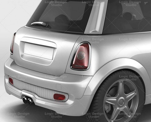 Mini Car Mock-Up details