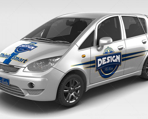 Subcompact car front