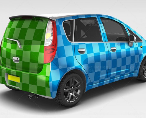 Subcompact car back design