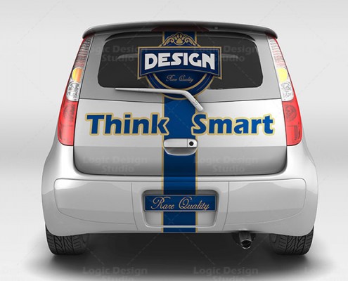 Subcompact car full back