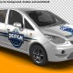 Subcompact Car Mock-Up transparency