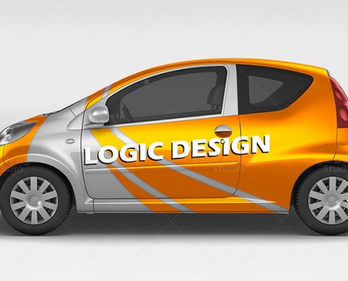 City Car Mock-Up lateral