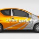 City Car Mock-Up lateral