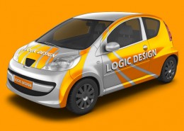 City Car Mock-Up