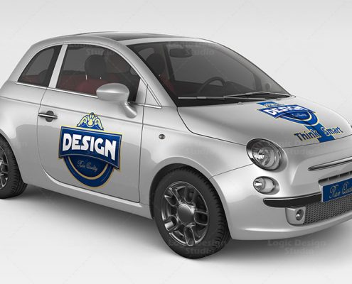 Mini Car Mock-Up v2 view