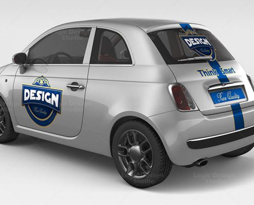 Mini Car Mock-Up v2 view