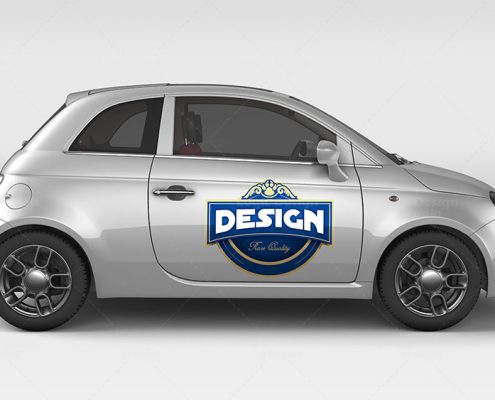 Mini Car Mock-Up v2 view