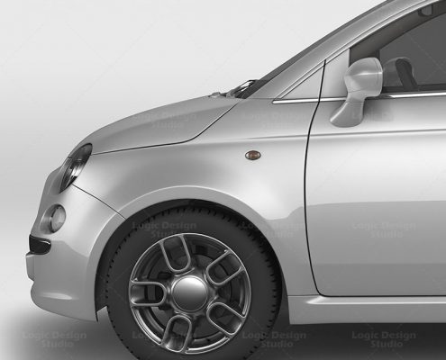 Mini Car Mock-Up v2 details