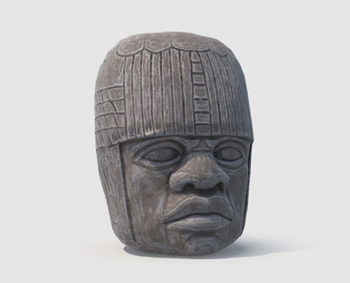 Olmec Statue details