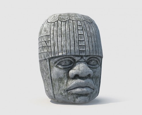 Olmec Statue details