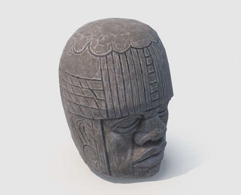 Olmec Statue details