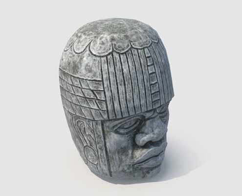 Olmec Statue details