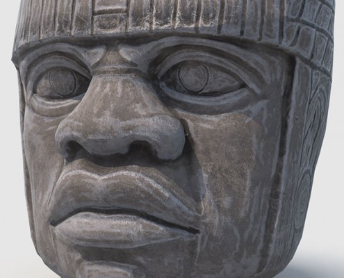 Olmec Statue details