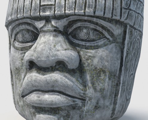 Olmec Statue details