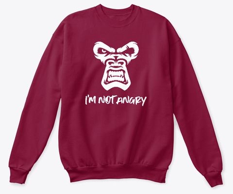 I'm Not Angry, The Monkey - long-sleeves