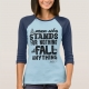 Malcom X Quote Stand and Fall - shirt