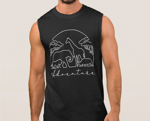 Adventure and safari in Africa - t-shirt