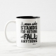 Malcom X Quote Stand and Fall - mug