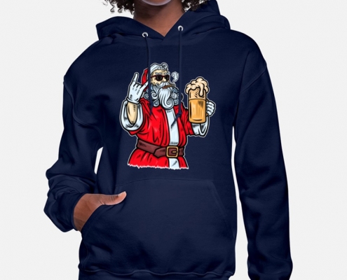 Bad Santa Claus - hoodie woman