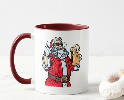 Bad Santa Claus - mug
